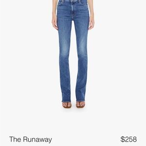 MOTHER the Runaway High Rise Blue Jeans